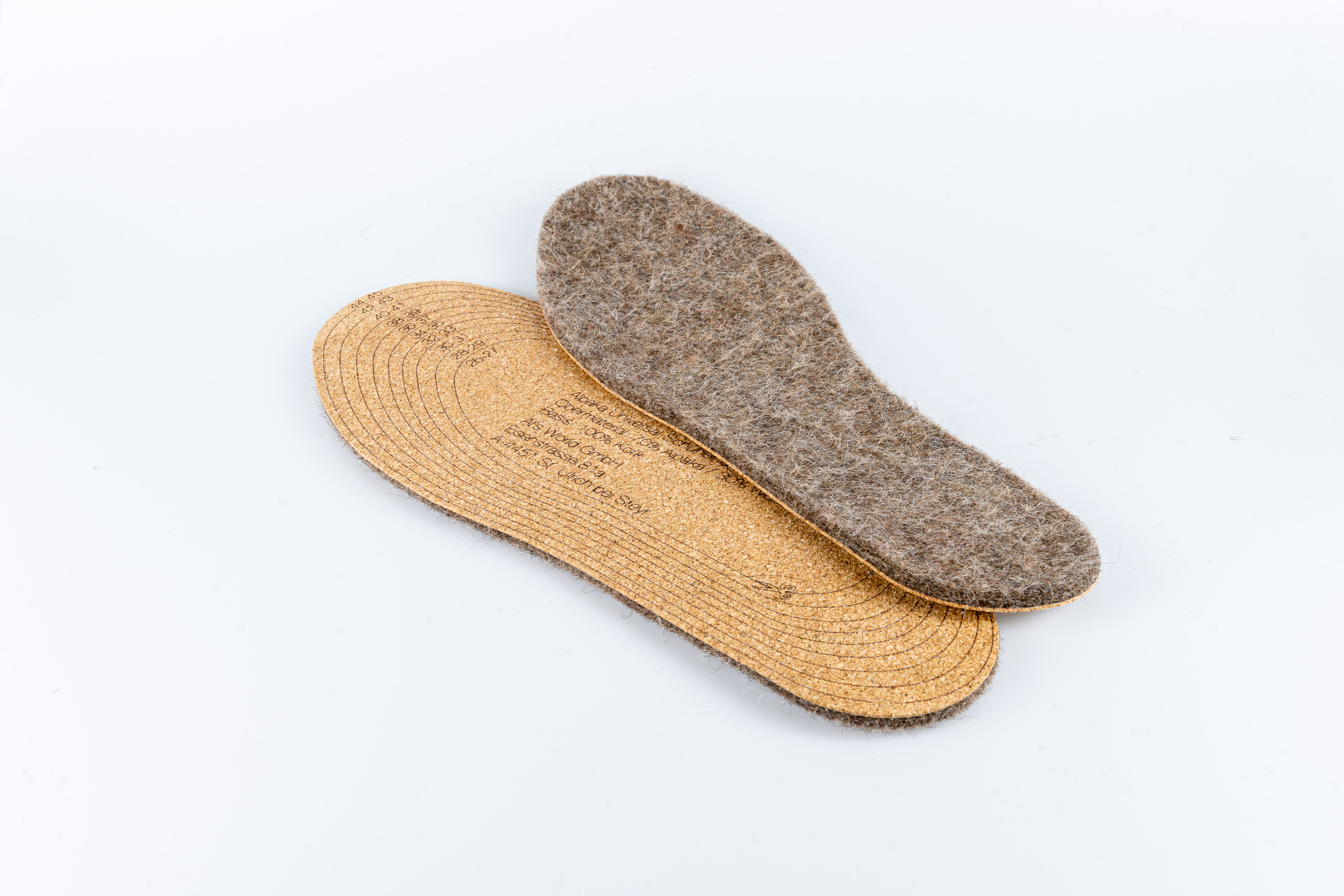 Alpaka Einlegesohle Universal 26-45 Alpaka Einlegesohle Universal 26-45