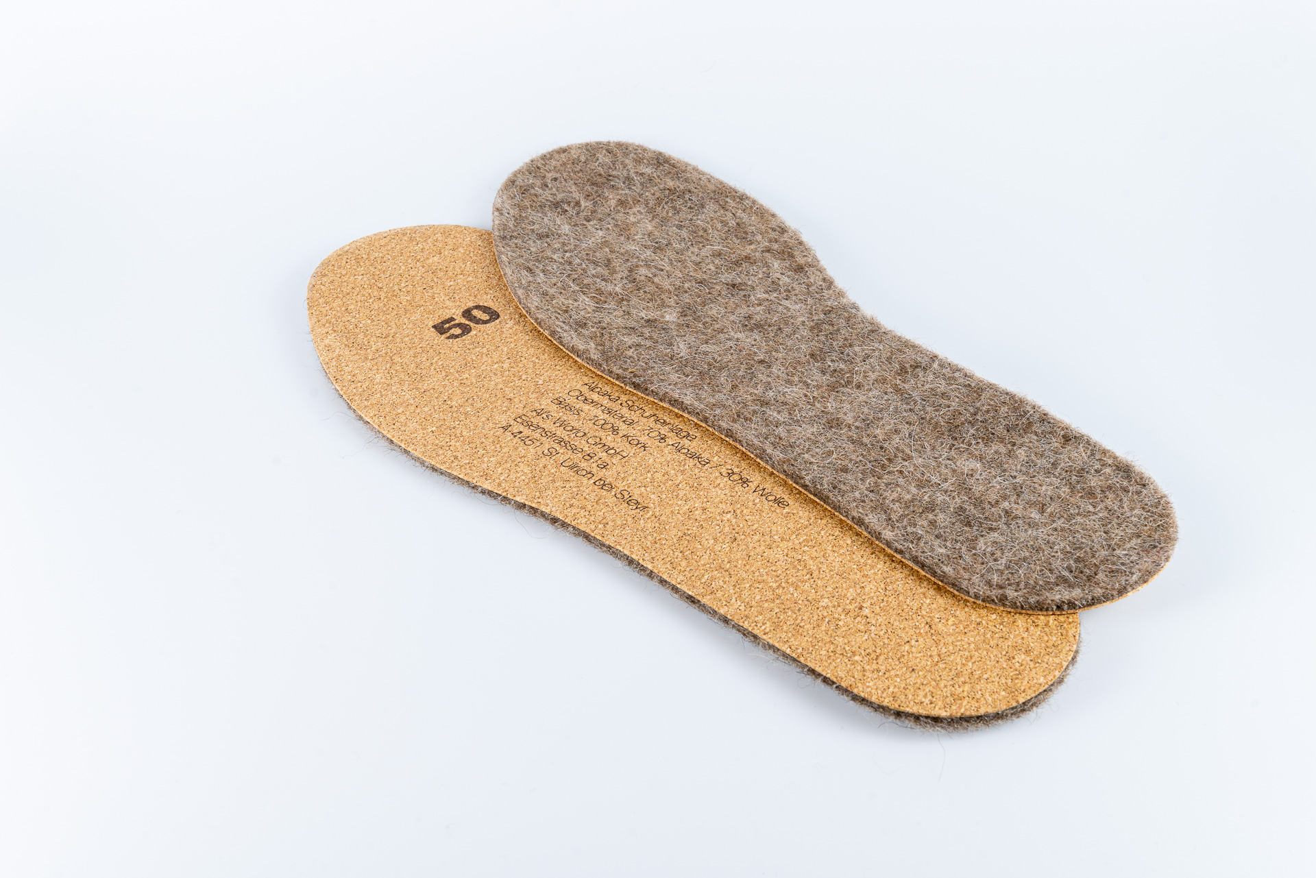Alpaka Einlegesohle  Alpaka Einlegesohle